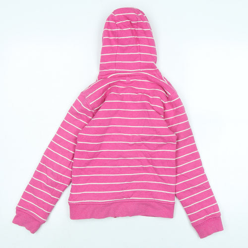 Mountain Warehouse Girls Pink Jacket Size 9-10 Years Zip - Logo