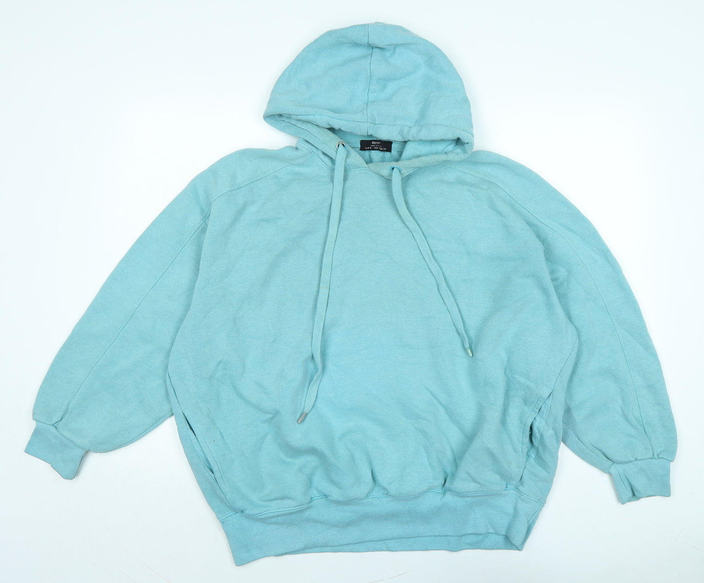 Berkshire Womens Blue Polyester Pullover Hoodie Size S - Logo