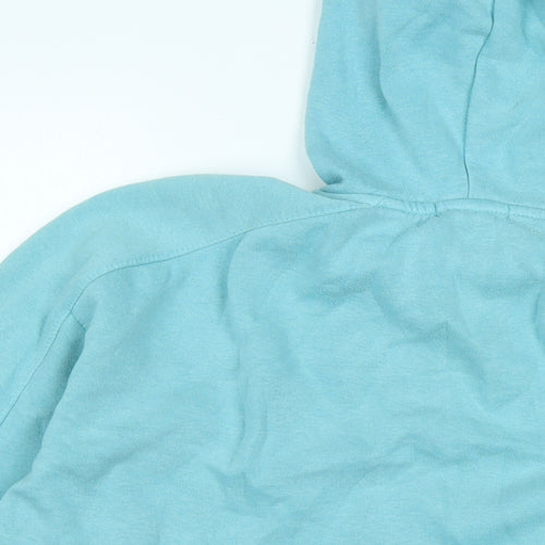 Berkshire Womens Blue Polyester Pullover Hoodie Size S - Logo