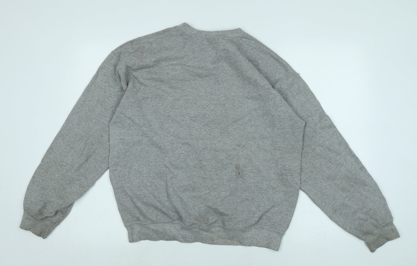Gilden Womens Grey Polyester Pullover Sweatshirt Size M - Bad Girl