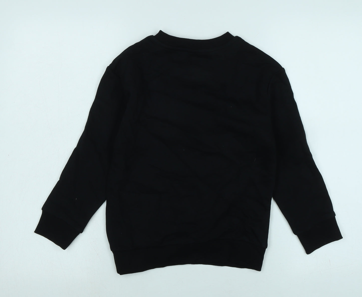 Netflix Boys Black Polyester Pullover Sweatshirt Size 7-8 Years - Stranger Things