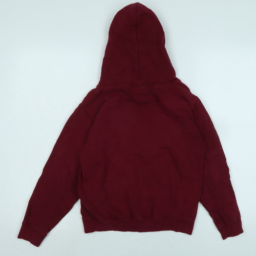 All We Do is Boys Red Cotton Pullover Hoodie Size 9-10 Years - Cryffindor Quidditch