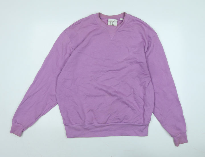 COLLUSION Womens Purple Polyester Pullover Sweatshirt Size S - Logo
