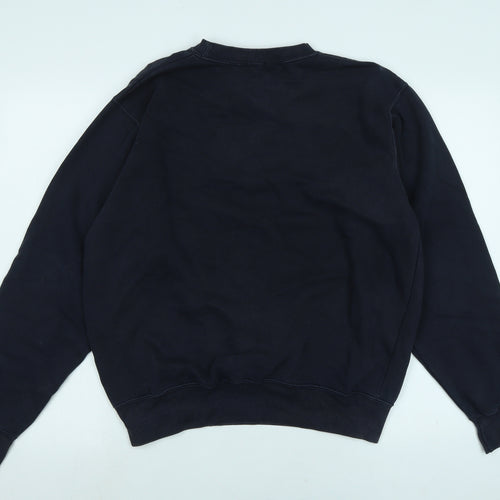 Go Go Mens Blue Polyester Pullover Sweatshirt Size L - Los Angeles 1984