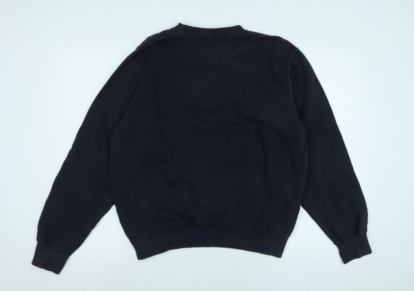 Go Go Mens Blue Polyester Pullover Sweatshirt Size L - Los Angeles 1984