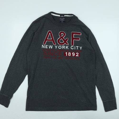 Ambercombe & finch Mens Grey Cotton Pullover Sweatshirt Size 2XL - A&F New York City