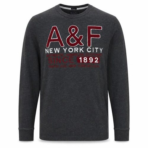 Ambercombe & finch Mens Grey Cotton Pullover Sweatshirt Size 2XL - A&F New York City