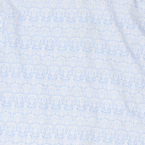 Honor Millburn Women's Blue Floral Button-Up Shirt