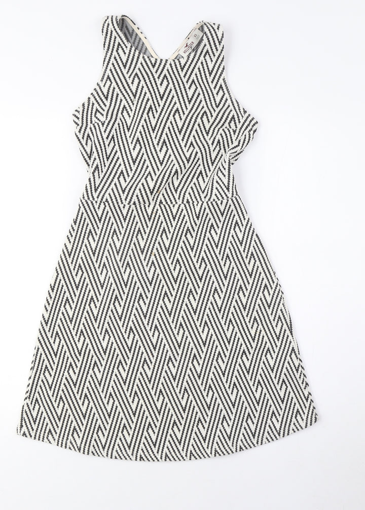 Milly Women's Geometric Skater Dress S