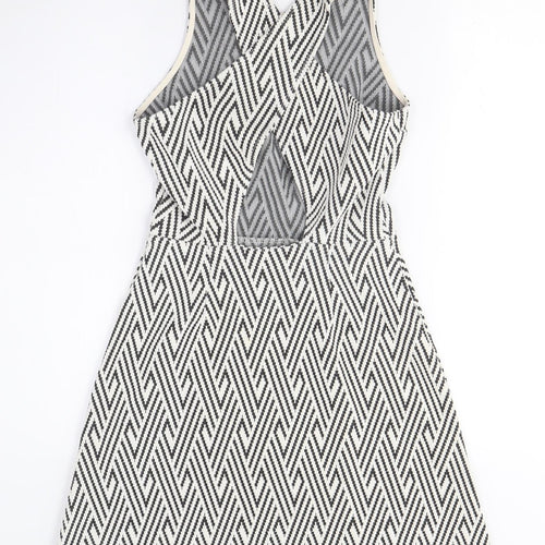 Milly Women's Geometric Skater Dress S