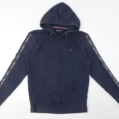 Tommy Hilfiger Men's Blue Full Zip Hoodie L