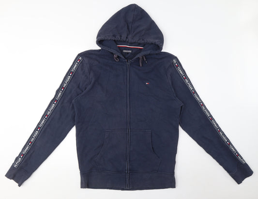 Tommy Hilfiger Men's Blue Full Zip Hoodie L