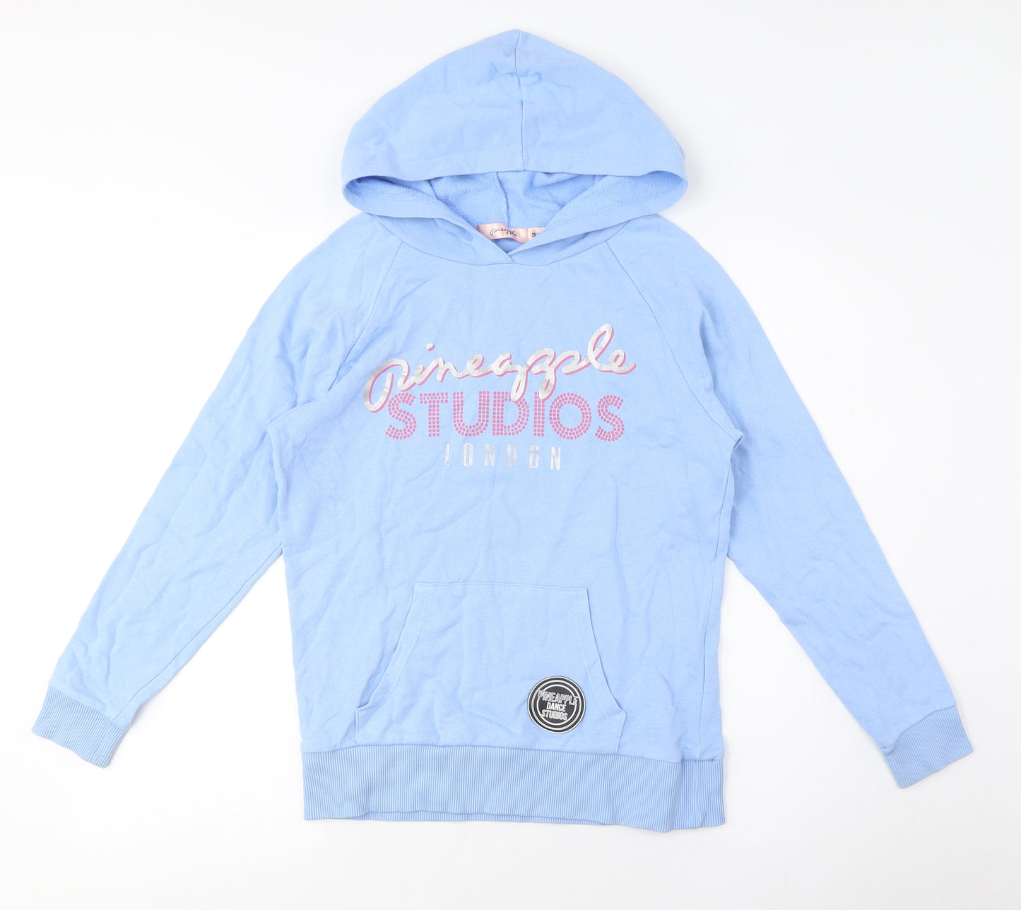 Pineapple Girls Blue Pullover Hoodie - Size 9-10 Years