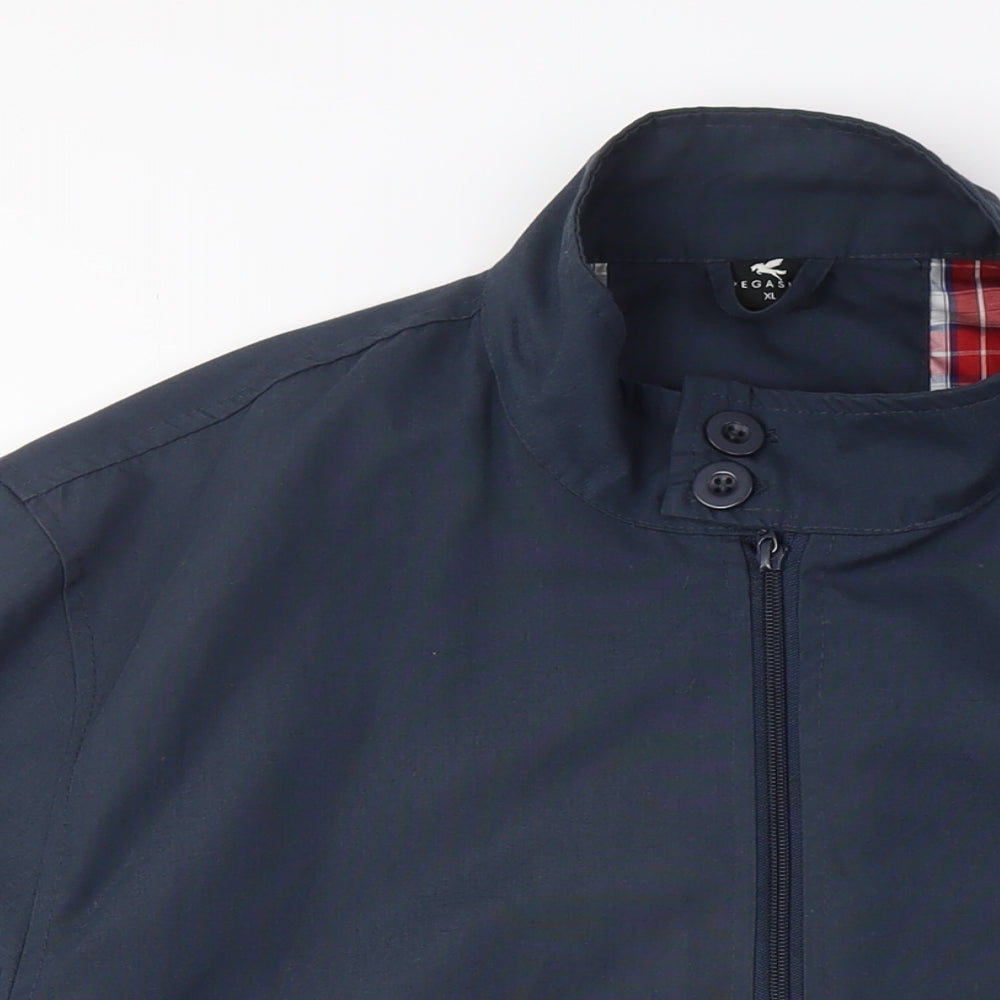 Pegasus Men's Blue Bomber Jacket XL - Casual Style
