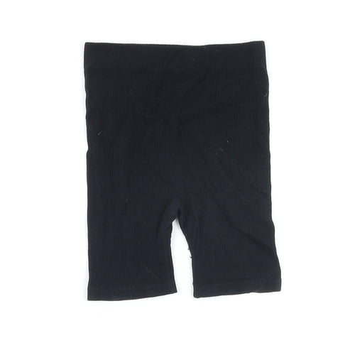 Dunnes Stores Womens Black Polyimide Basic Shorts Size XS Regular - Elasticated waist