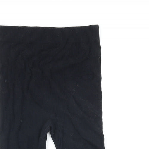 Dunnes Stores Womens Black Polyimide Basic Shorts Size XS Regular - Elasticated waist