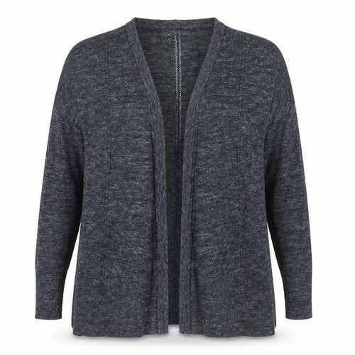 NEXT Womens Grey V-Neck Acrylic Cardigan Jumper Size 14
