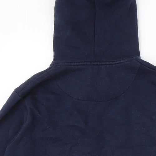 RWC Mens Blue Polyester Full Zip Hoodie Size S
