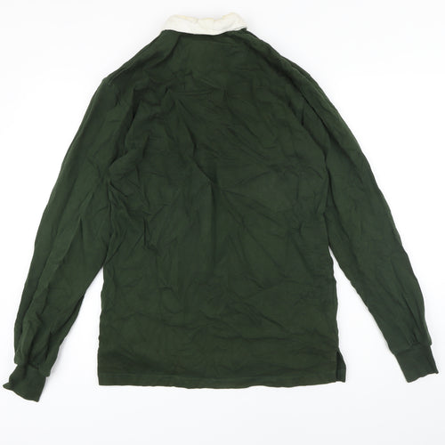 Uneek Mens Green Cotton Pullover Sweatshirt Size M