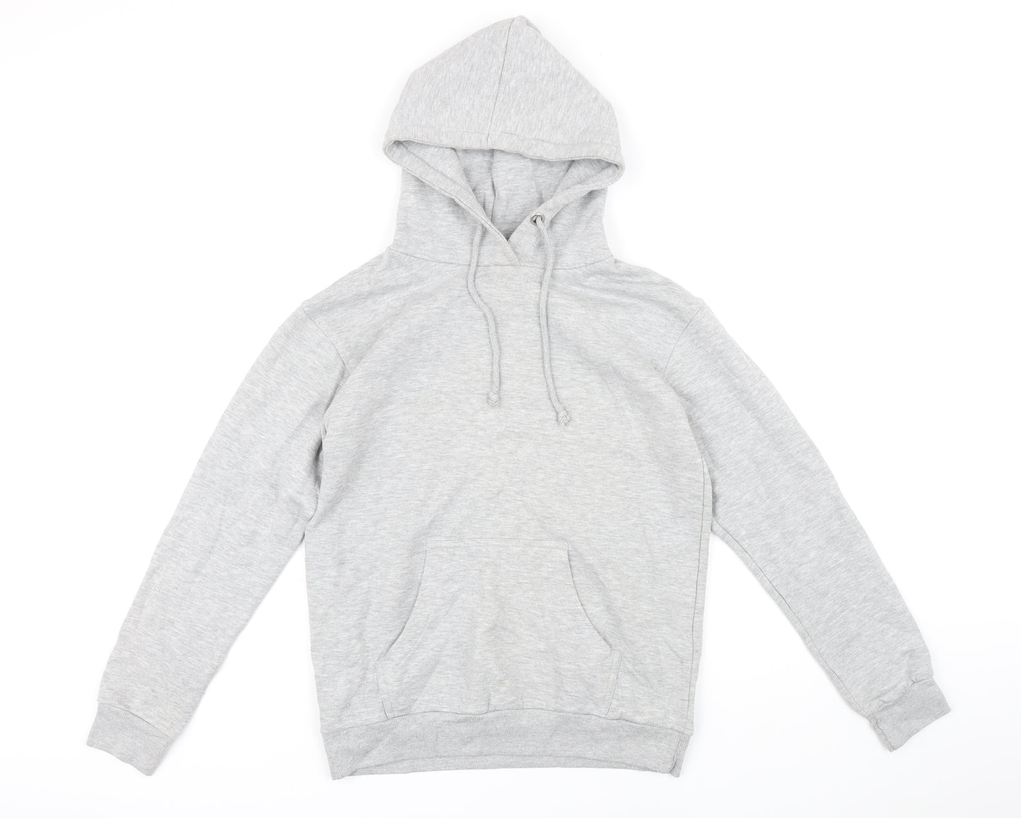 Brave Soul Womens Grey Polyester Pullover Hoodie Size S
