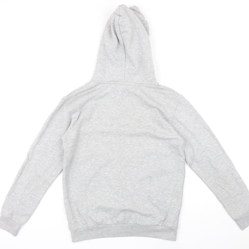 Brave Soul Womens Grey Polyester Pullover Hoodie Size S