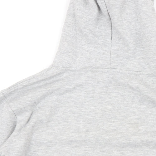 Brave Soul Womens Grey Polyester Pullover Hoodie Size S
