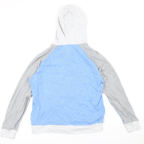 Levis Womens Multicoloured Colourblock Polyester Pullover Hoodie Size M Drawstring