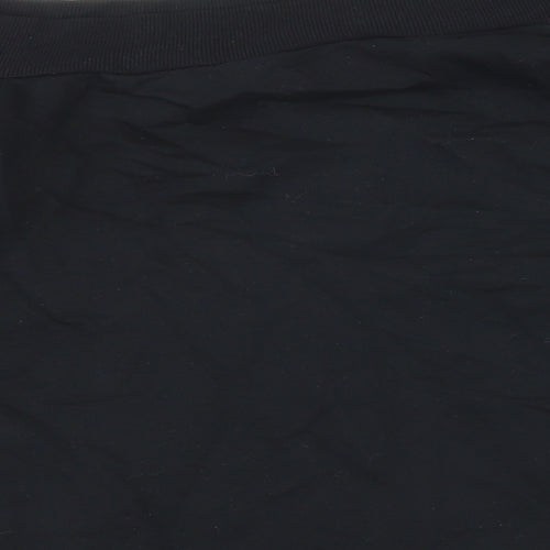Lipsy Womens Black Polyester Pullover Sweatshirt Size S