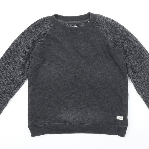 Jack Wills Womens Grey Polyester Blend Pullover Sweatshirt Size 10