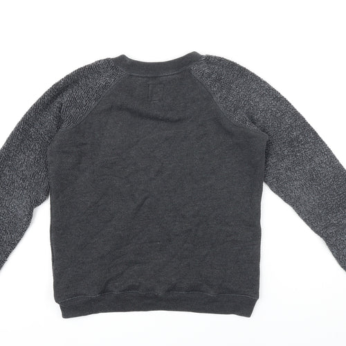Jack Wills Womens Grey Polyester Blend Pullover Sweatshirt Size 10