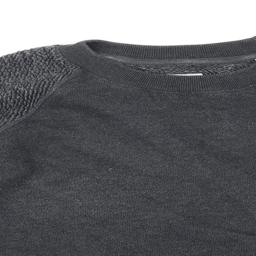 Jack Wills Womens Grey Polyester Blend Pullover Sweatshirt Size 10