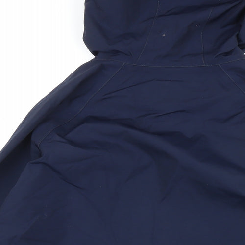 Tribord Womens Blue Rain Coat Jacket Size M Zip