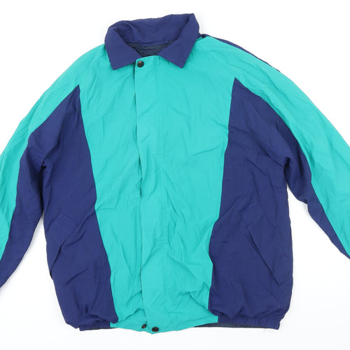 Gratex Mens Green Rain Coat Jacket One Size Zip