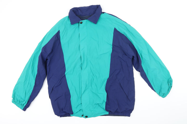 Gratex Mens Green Rain Coat Jacket One Size Zip