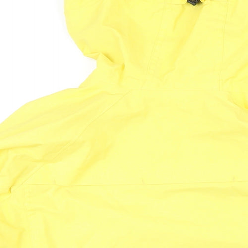 Madison Mens Yellow Rain Coat Jacket Size S Zip