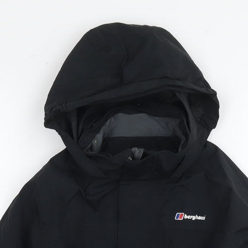 Berghaus Boys Black Jacket Size 9-10 Years Zip