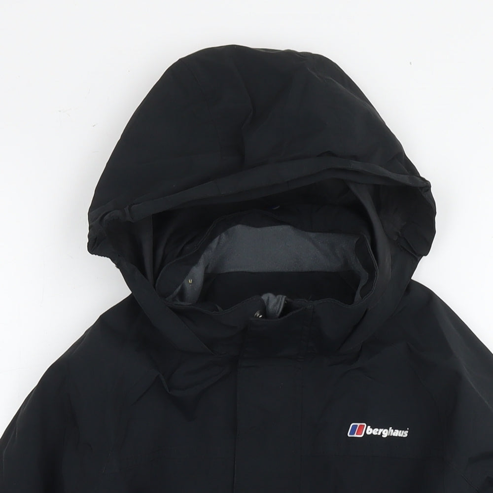 Berghaus Boys Black Jacket Size 9-10 Years Zip