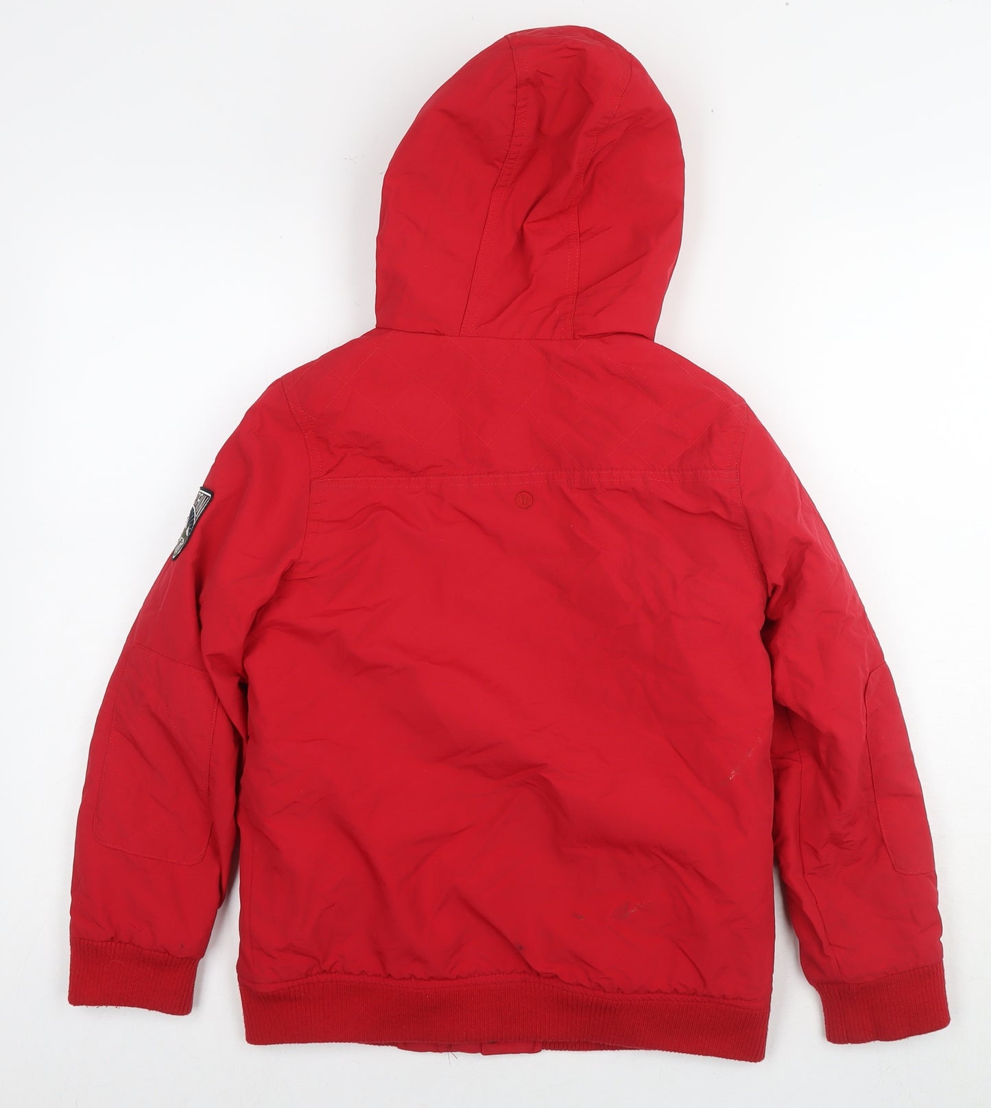 Fat Face Boys Red Jacket Size 10-11 Years Zip