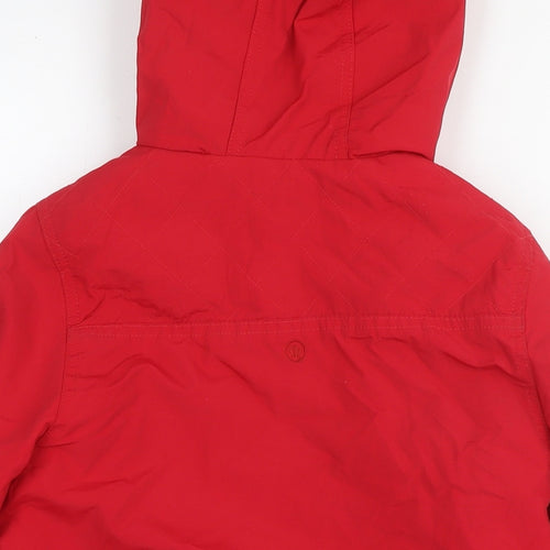 Fat Face Boys Red Jacket Size 10-11 Years Zip