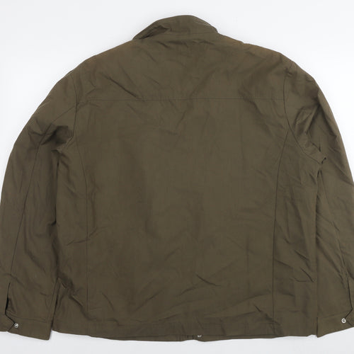 Klassik Mens Green Bomber Jacket Jacket Size L Zip