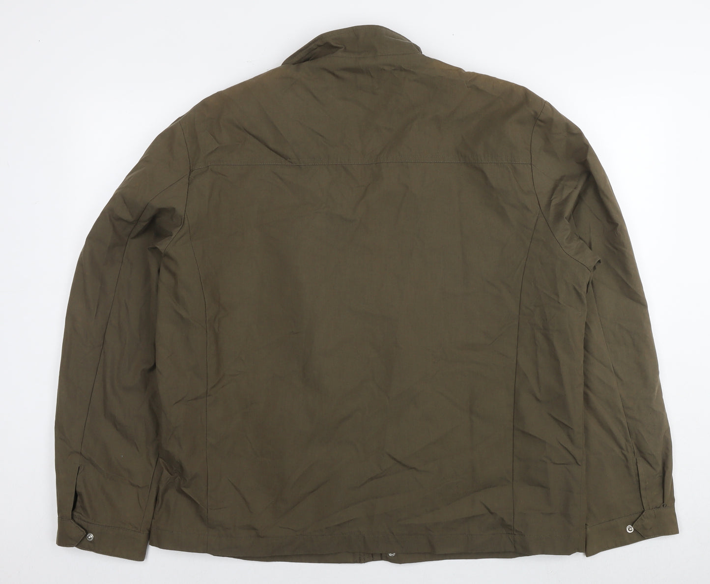 Klassik Mens Green Bomber Jacket Jacket Size L Zip