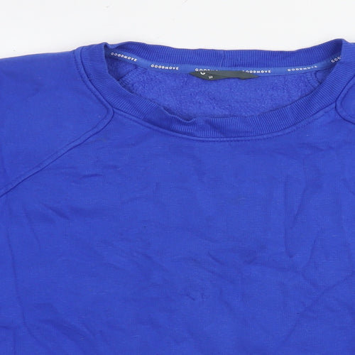GOODMOVE Womens Blue Cotton Pullover Sweatshirt Size 20 Pullover