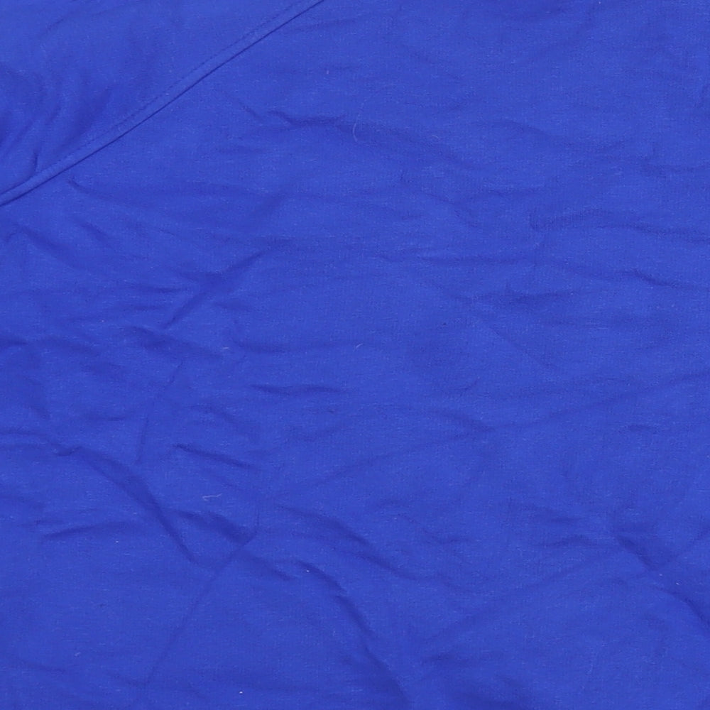 GOODMOVE Womens Blue Cotton Pullover Sweatshirt Size 20 Pullover