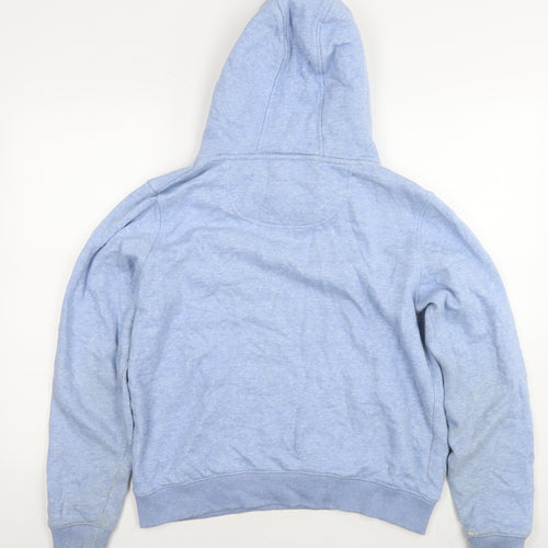 SoulCal&Co Womens Blue Cotton Pullover Hoodie Size 14 Pullover