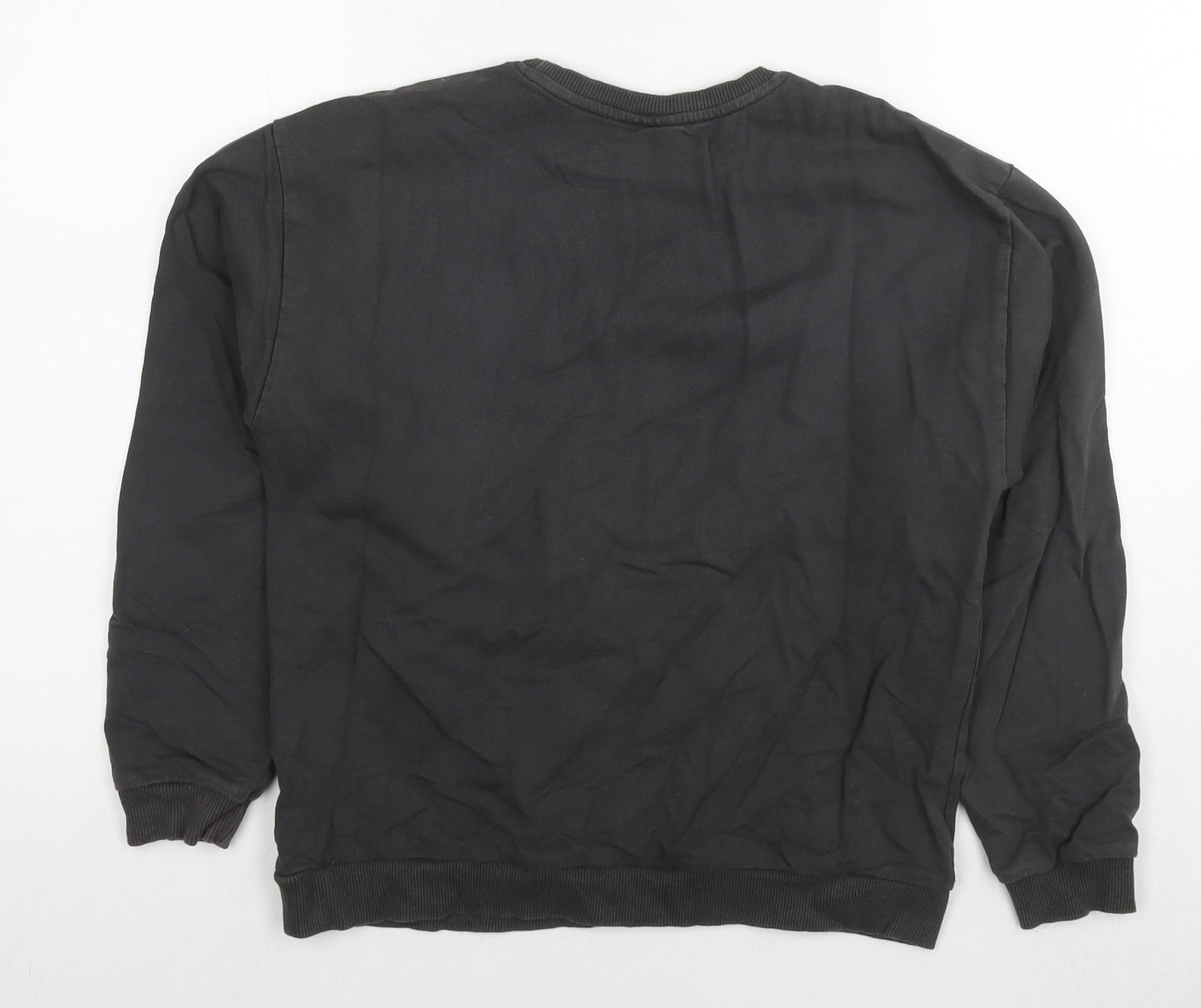 acdc Womens Brown Cotton Pullover Sweatshirt Size 8 Pullover - Logo