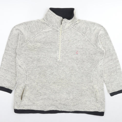 Dock Bay Womens White Cotton Pullover Sweatshirt Size 16 Pullover