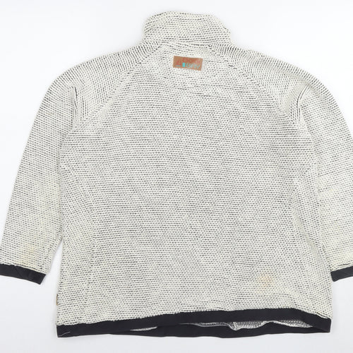 Dock Bay Womens White Cotton Pullover Sweatshirt Size 16 Pullover