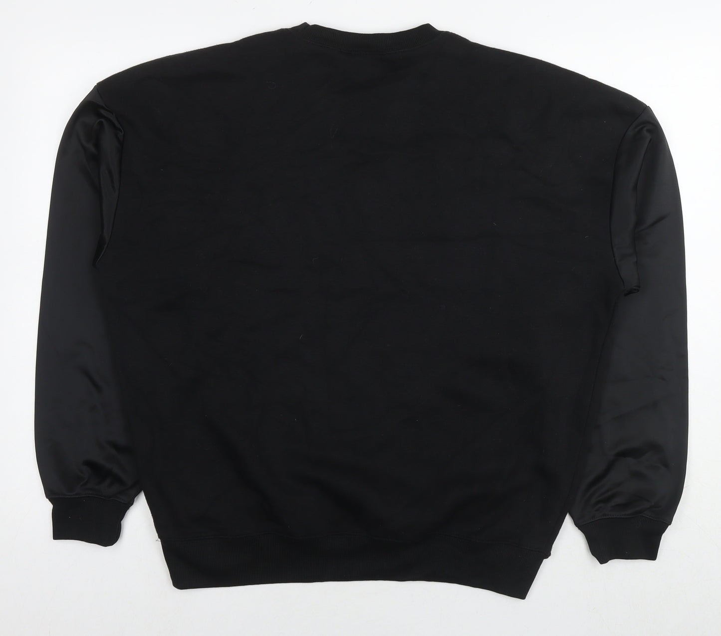 Get The Trend Womens Black Cotton Pullover Sweatshirt Size S Pullover - Tennis Club