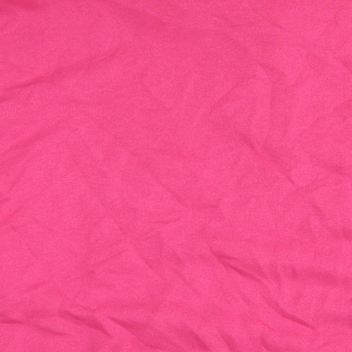 Boohoo Womens Pink Cotton Pullover Sweatshirt Size XL Pullover - Wardrobe Essentials