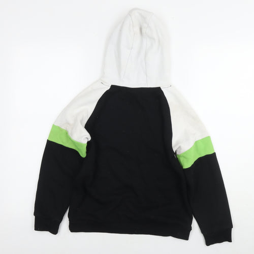 Xbox Boys Black Colourblock Cotton Pullover Hoodie Size 8-9 Years Pullover - Logo